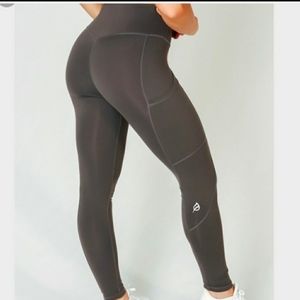 P'tula Sami Grey High Waisted Pocket Leggings